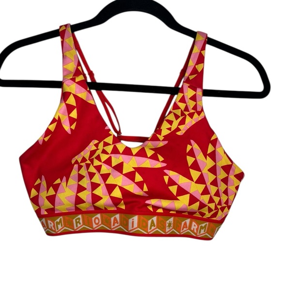 FARM Rio Other - Adidas x FARM Rio Medium Support Sports Bra in Tomato / Spring Yellow Small